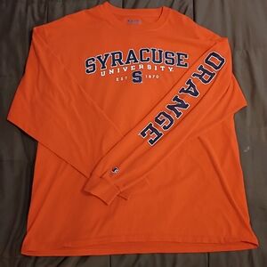 Syracuse University Orangemen Champion Long Sleeve Shirt. Size XL.